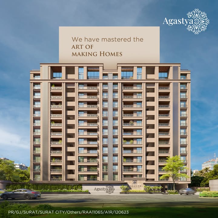 Pramukh Group,  pramukh, pramukhhomes, pramukhgroup, realestatedeveloper, 4bhk, surat, agastya