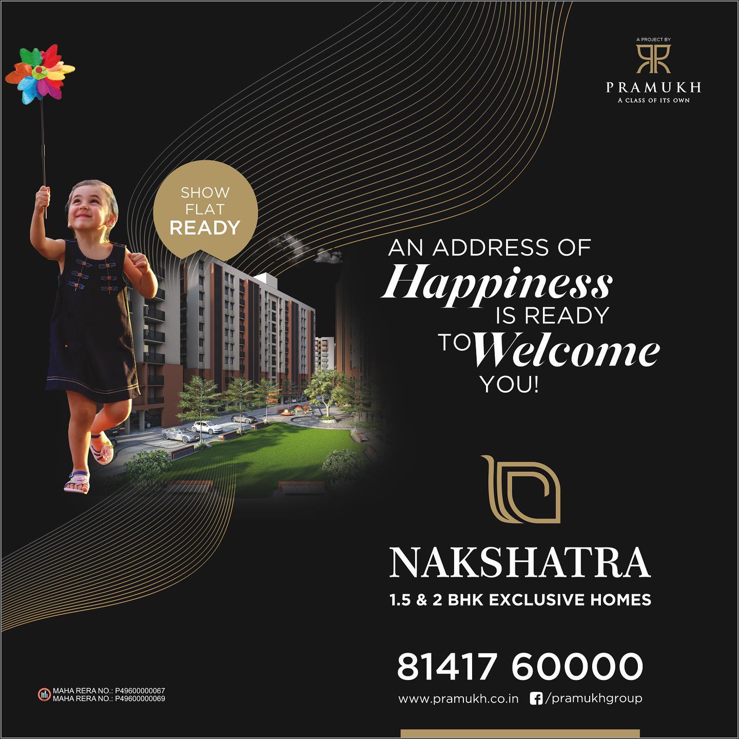 Pramukh Group,  Residential, Nakshatra, AffordableHomes, Silvassa, ResidentialProperty, ResidentialProject, 2BHK, 2bhkapartments
