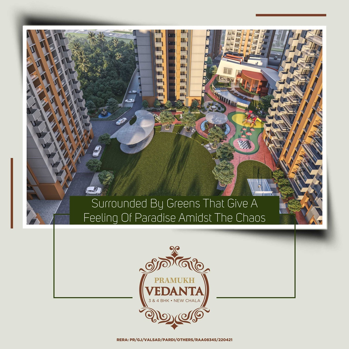 Pramukh Group,  PramukhGroup, RealEstate, AClassOfItsOwn, MakeYourOwnBeautiful, Residential, Vedanta, ResidentialProjects, 3BHK, 4BHK