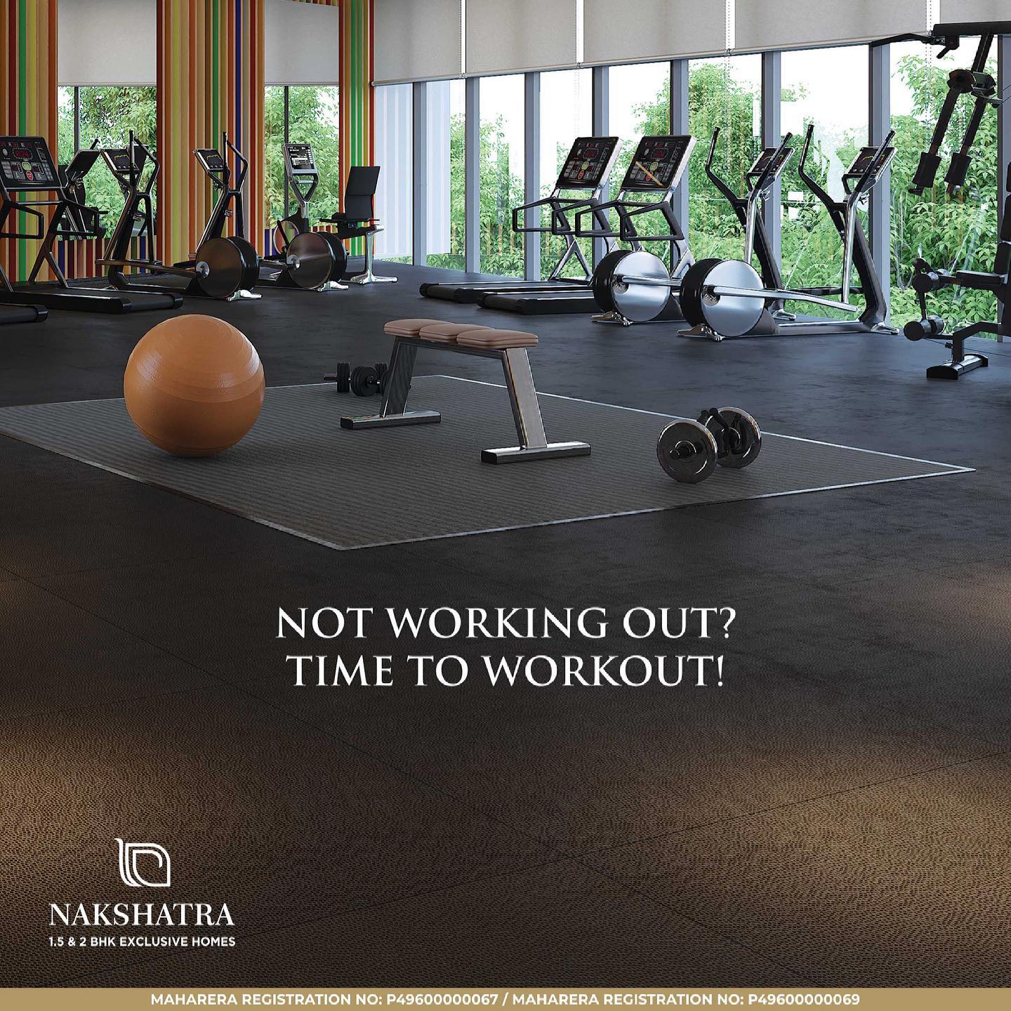 Pramukh Group,  Nakshatra, PramukhGroup, Amenities, RealEstate, Residential, Silvassa, Aclassofitsown, Gym, Workout
