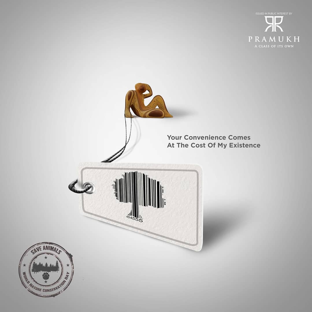 Pramukh Group,  PramukhGroup, WorldNatureConservationDay, SaveAnimals, SaveNature, SaveEarth