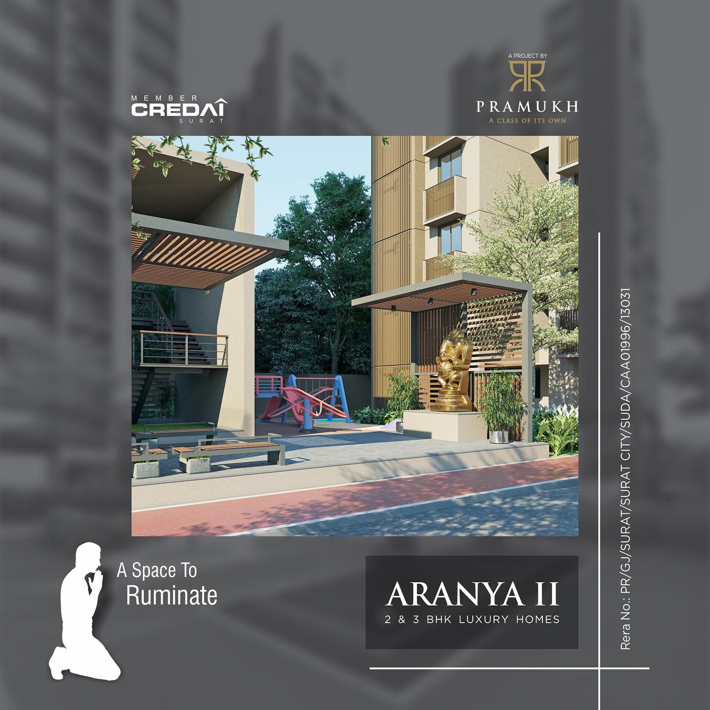 Pramukh Group,  PramukhGroup, RealEstate, AClassOfItsOwn, Residential, AranyaII, ResidentialProperty, 3BHK, 2BHK, Temple