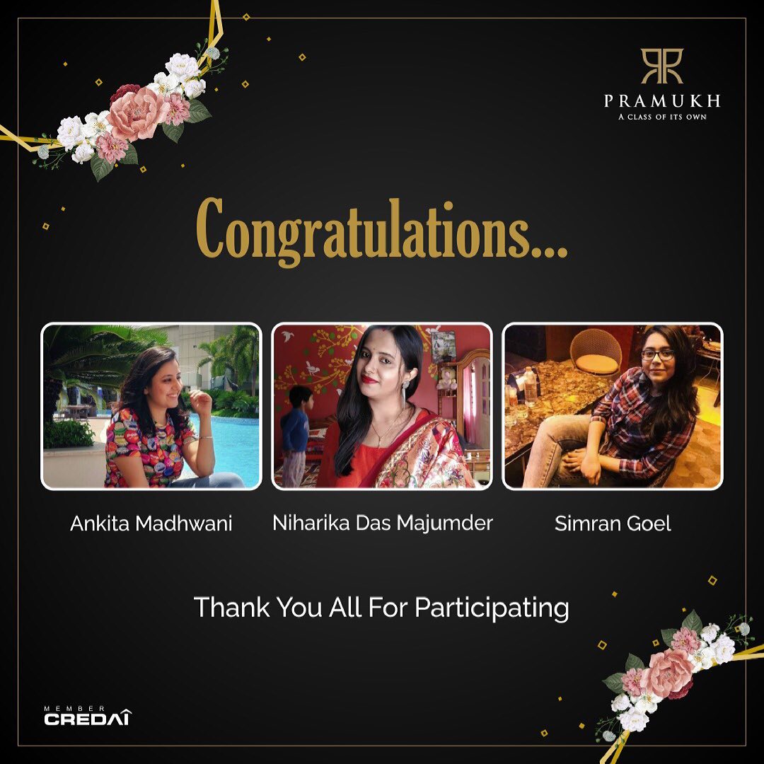 Pramukh Group,  PramukhGroup, AClassOfItsOwn, MothersDay, MothersLove, Contest, Mother, MothersDay2021, Winner
