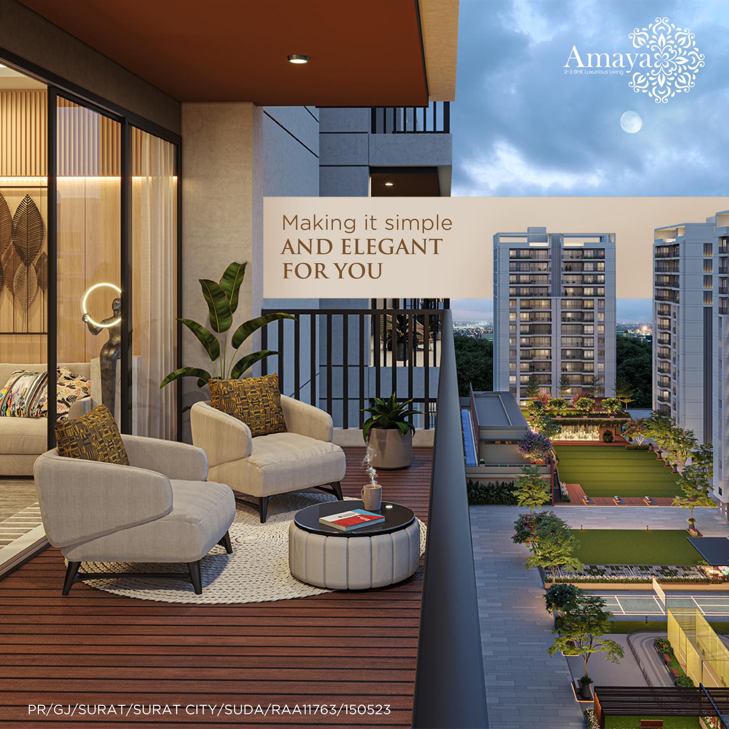 Pramukh Group,  pramukh, pramukhhomes, pramukhgroup, realestatedeveloper, 2bhk, 3bhk, surat, amaya