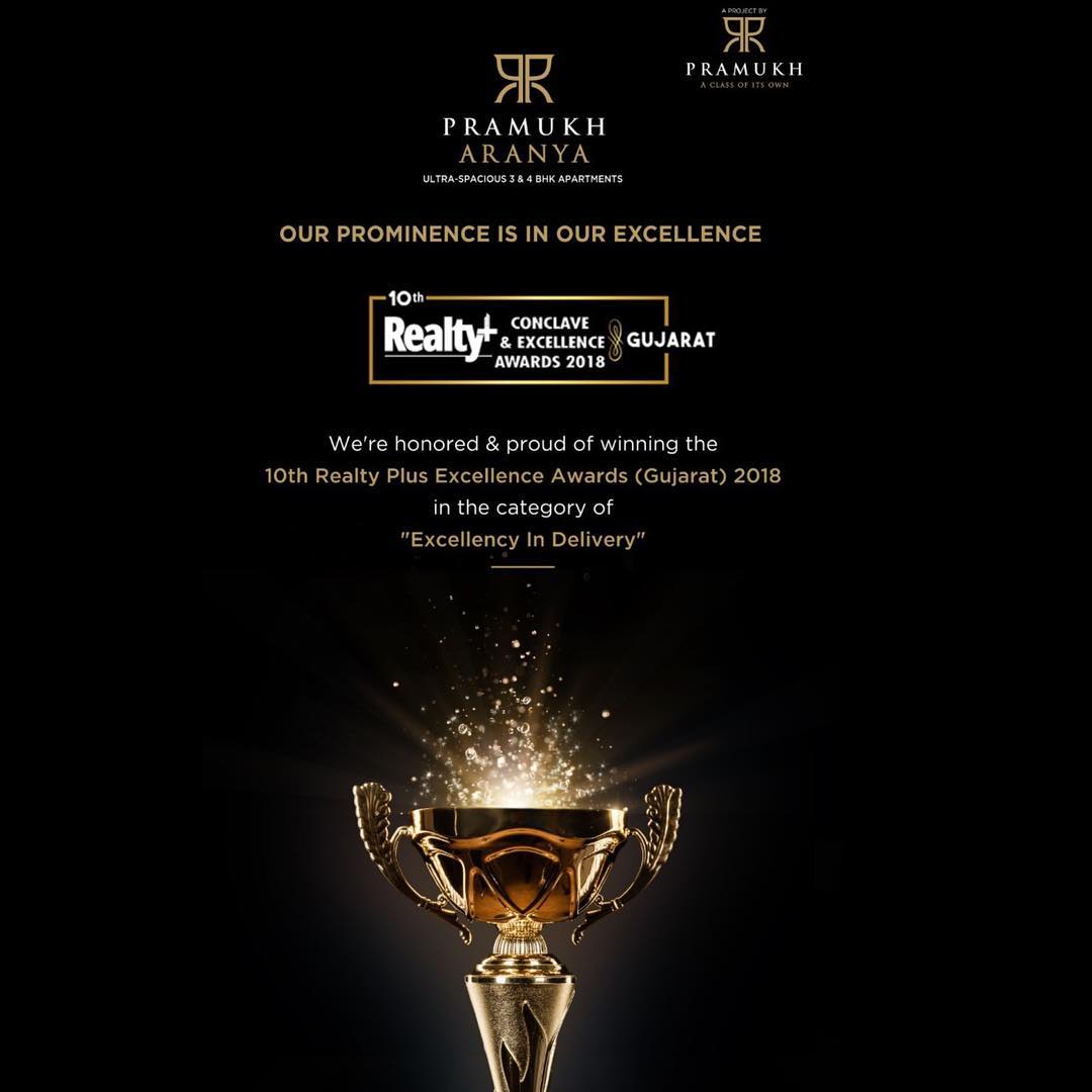 Pramukh Group,  excellencyindelivery, award, gujarat, pramukharanya, 2018, pramukh, pramukhgroup
