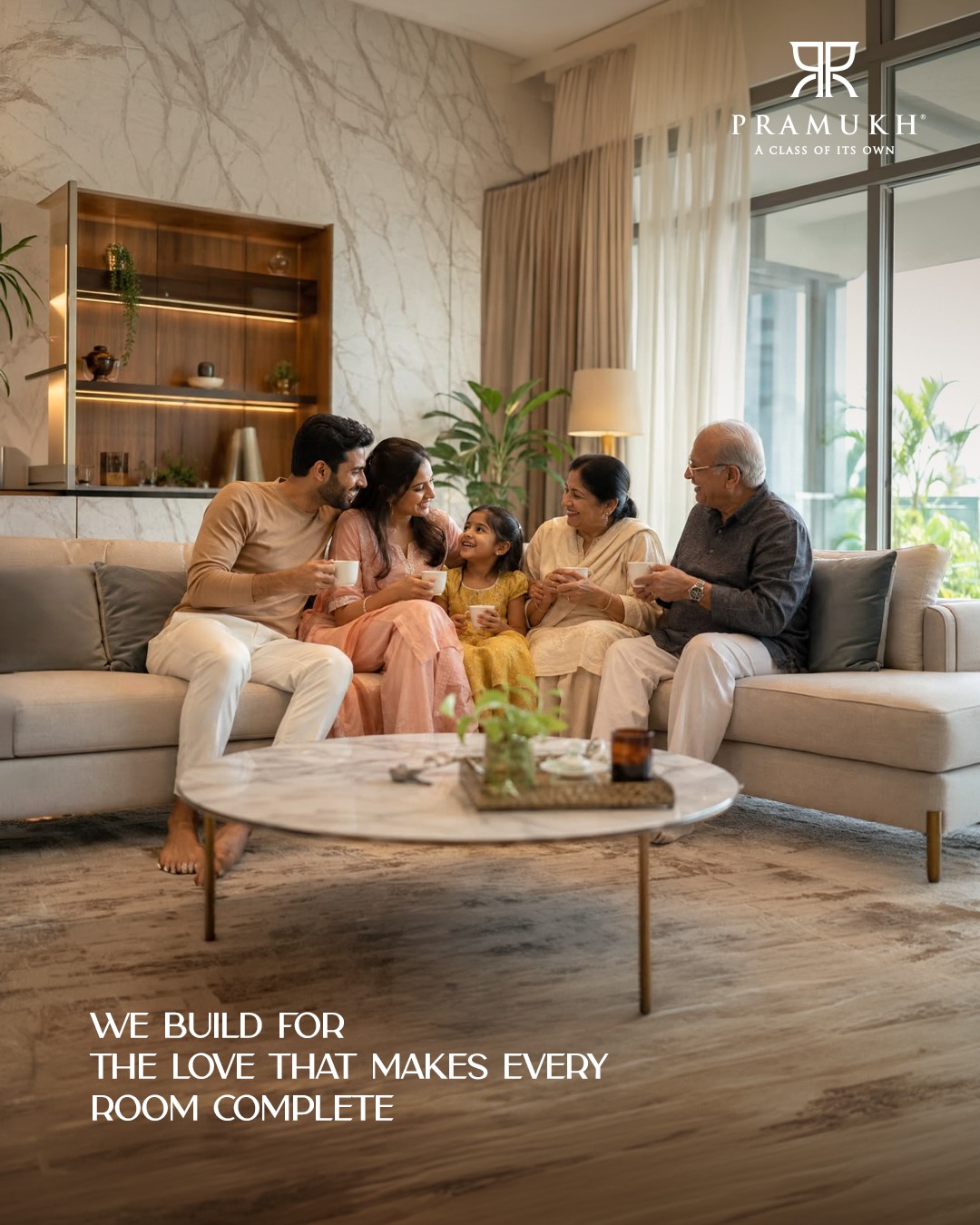 Pramukh Group,  PramukhGroup, AClassOfItsOwn, HomeByPramukh, BuildingLives, PramukhHomes