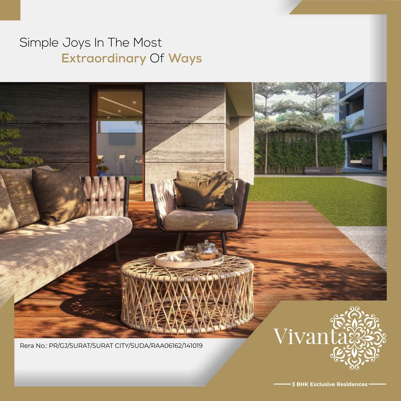 Pramukh Group,  PramukhGroup, VivantaByPramukh, Surat, AClassOfItsOwn, LuxuryLiving, Residential, 3BHK