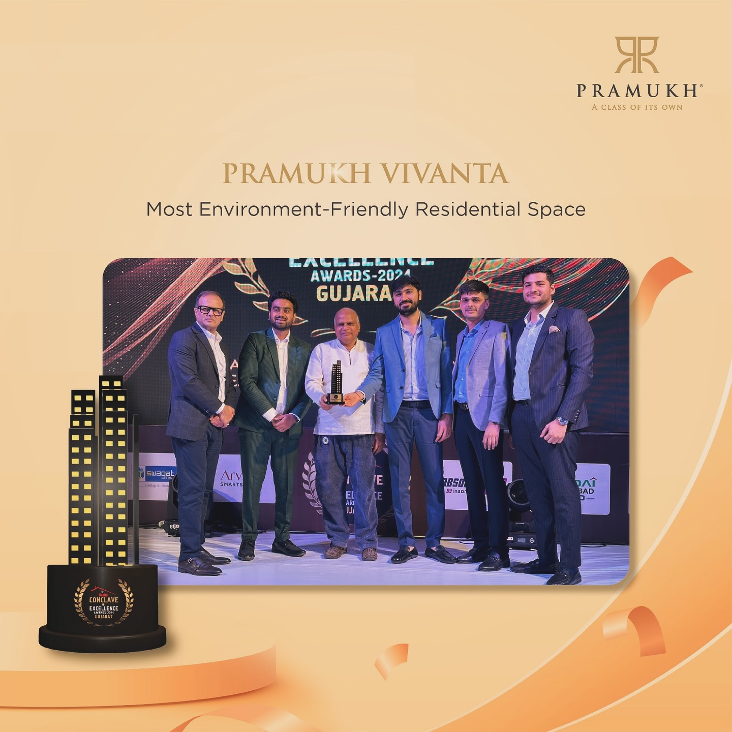 Pramukh Group,  pramukhgroup, orbit, onetapi, vivanta, vivan, achievement, grateful, blessed, Prashantbhatu, realtyplus