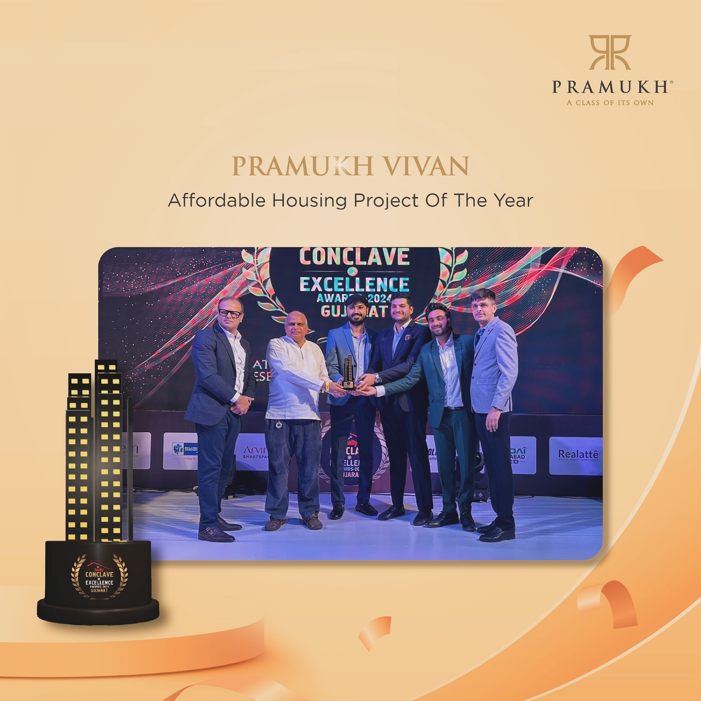 Pramukh Group,  pramukhgroup, orbit, onetapi, vivanta, vivan, achievement, grateful, blessed, Prashantbhatu, realtyplus