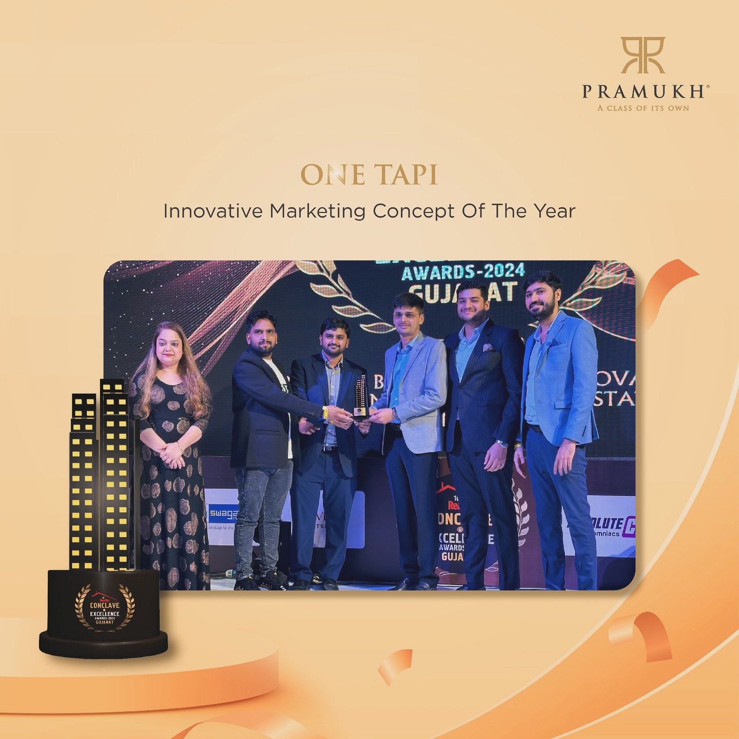 Pramukh Group,  pramukhgroup, orbit, onetapi, vivanta, vivan, achievement, grateful, blessed, Prashantbhatu, realtyplus