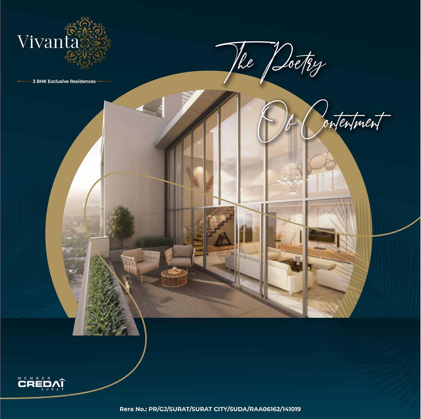 Pramukh Group,  PramukhGroup, RealEstate, AClassOfItsOwn, Vivanta, ResidentialProjects, 3BHK, LuxuriousHome
