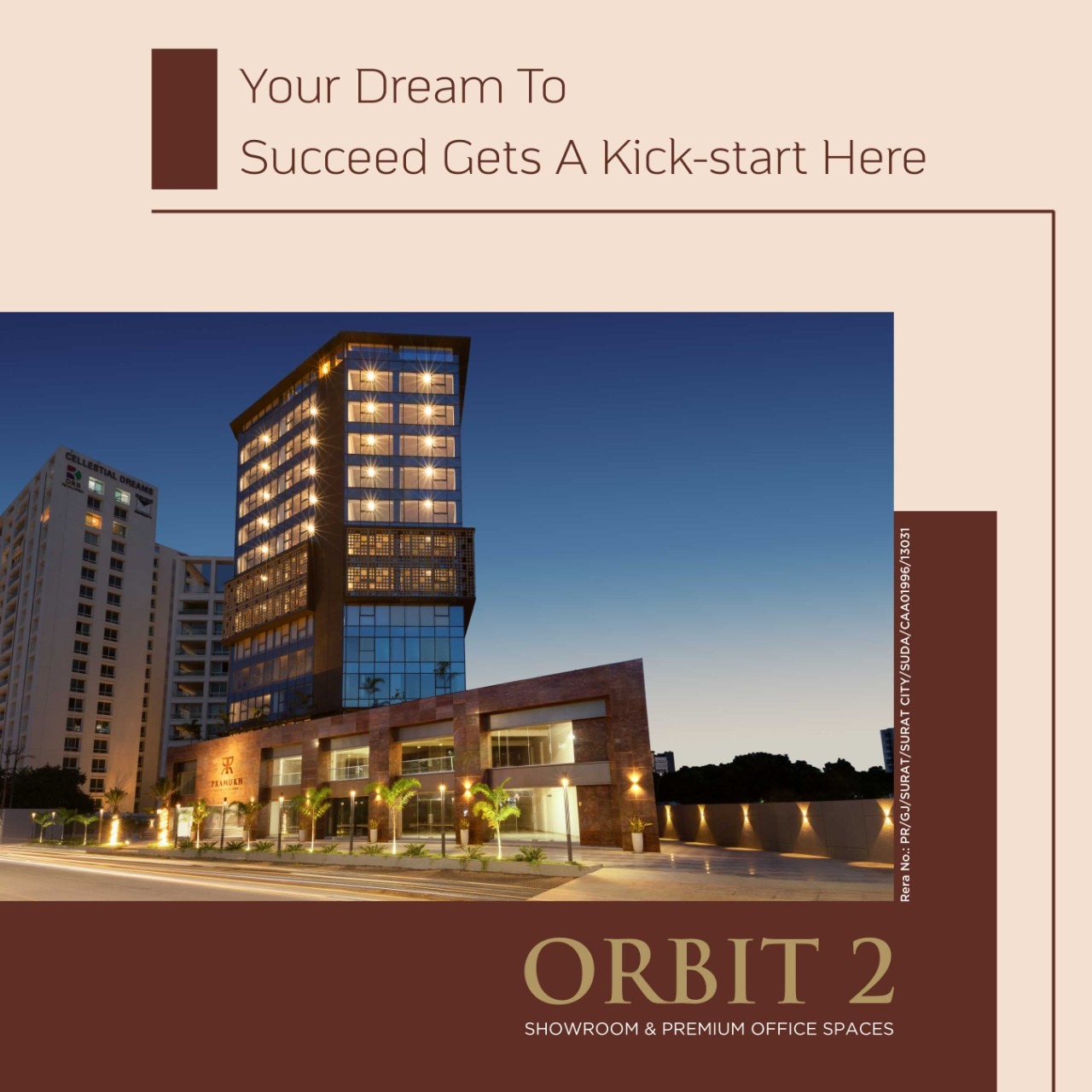 Pramukh Group,  PramukhGroup, RealEstate, AClassOfItsOwn, Orbit2, CommercialSpaces, Commercial, CommercialProperty, GrowYourBusiness, Growth