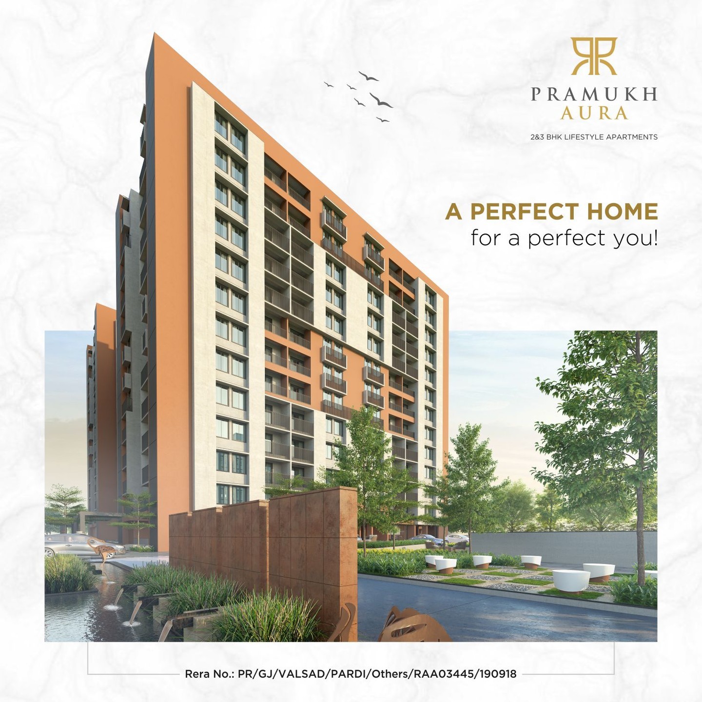 Pramukh Group,  pramukhgroup, Aura, realestateVapi, propertvapi, residentialvapi, 2BHK, 3BHK