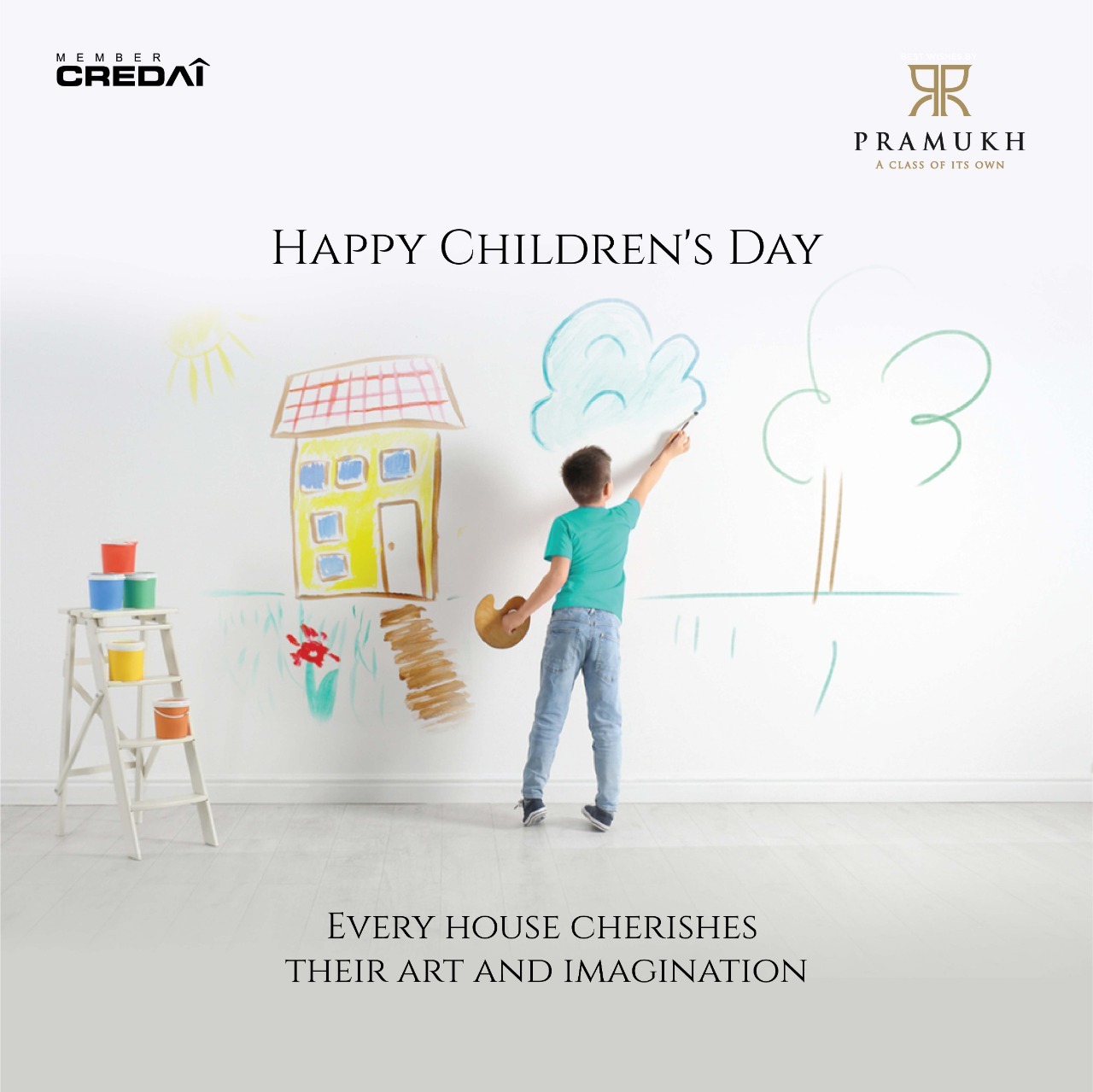 Pramukh Group,  PramukhGroup, RealEstate, ChildrenDay, HappyChildrenDay