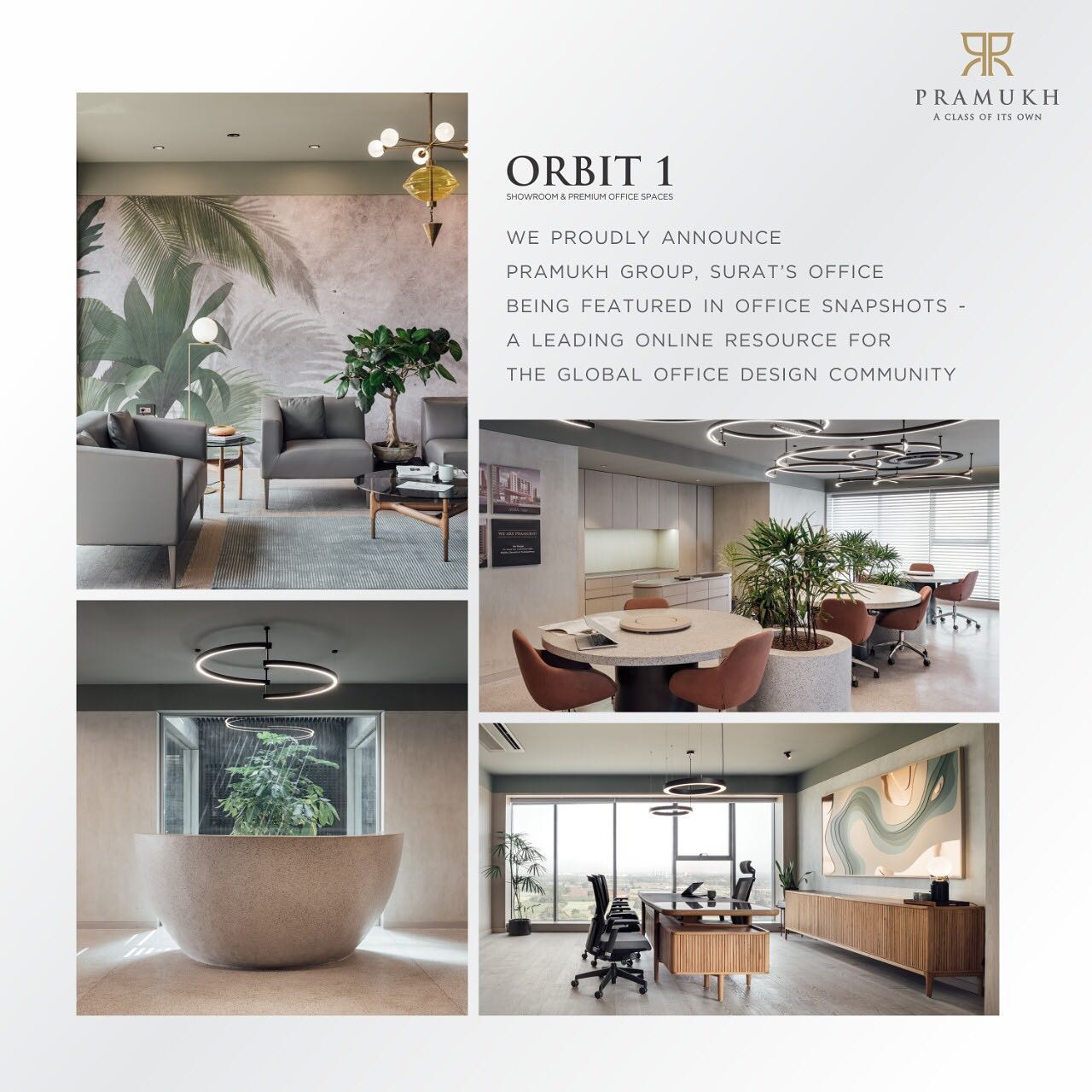 Pramukh Group,  Pramukh, PramukhGroup, AClassOfItsOwn, Commercial, BusinessHub, Surat, Orbit1, OfficeSpace, OfficeSnapshots