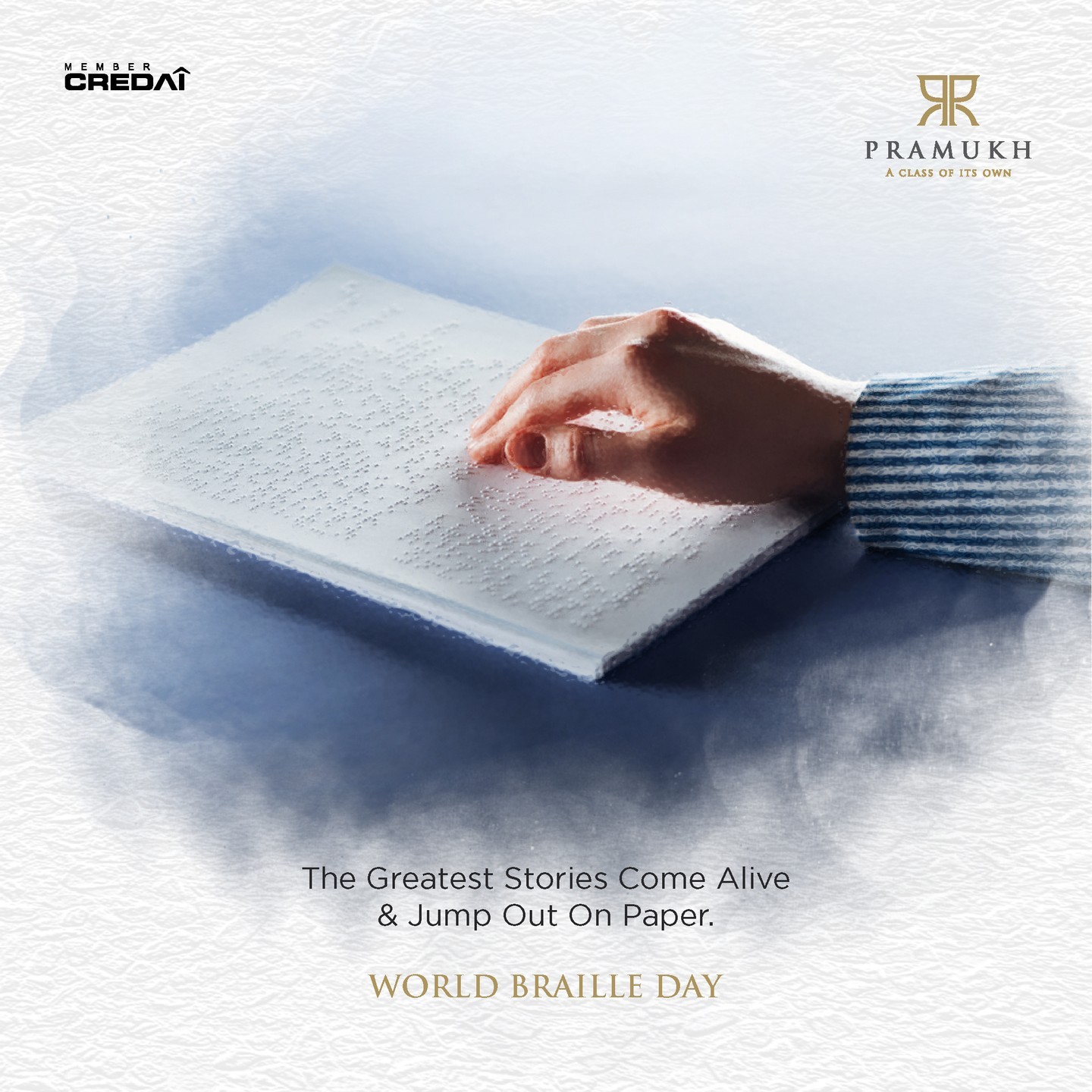 Pramukh Group,  WorldBrailleDay, Surat, Vapi, Silvassa, PramukhGroup