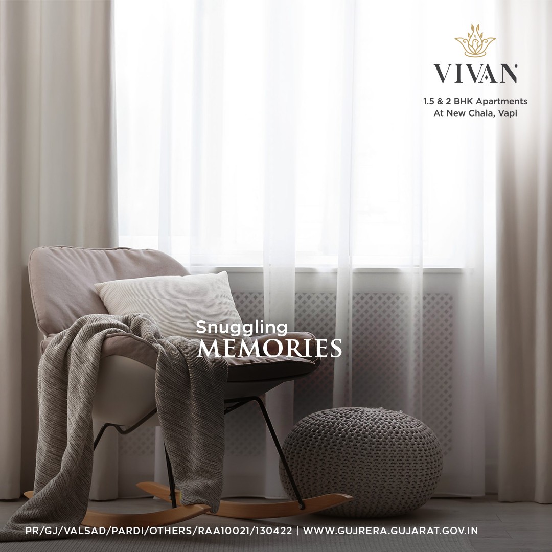 Pramukh Group,  Pramukhgroup, Vivan, comfort, vapiproperty, vapi, Realestate, vapiproperty, 1.5bhk, safeplace, Realestatevapi, explorepage, Booknow, Calmness, Breeze, memories, Vivanhomes