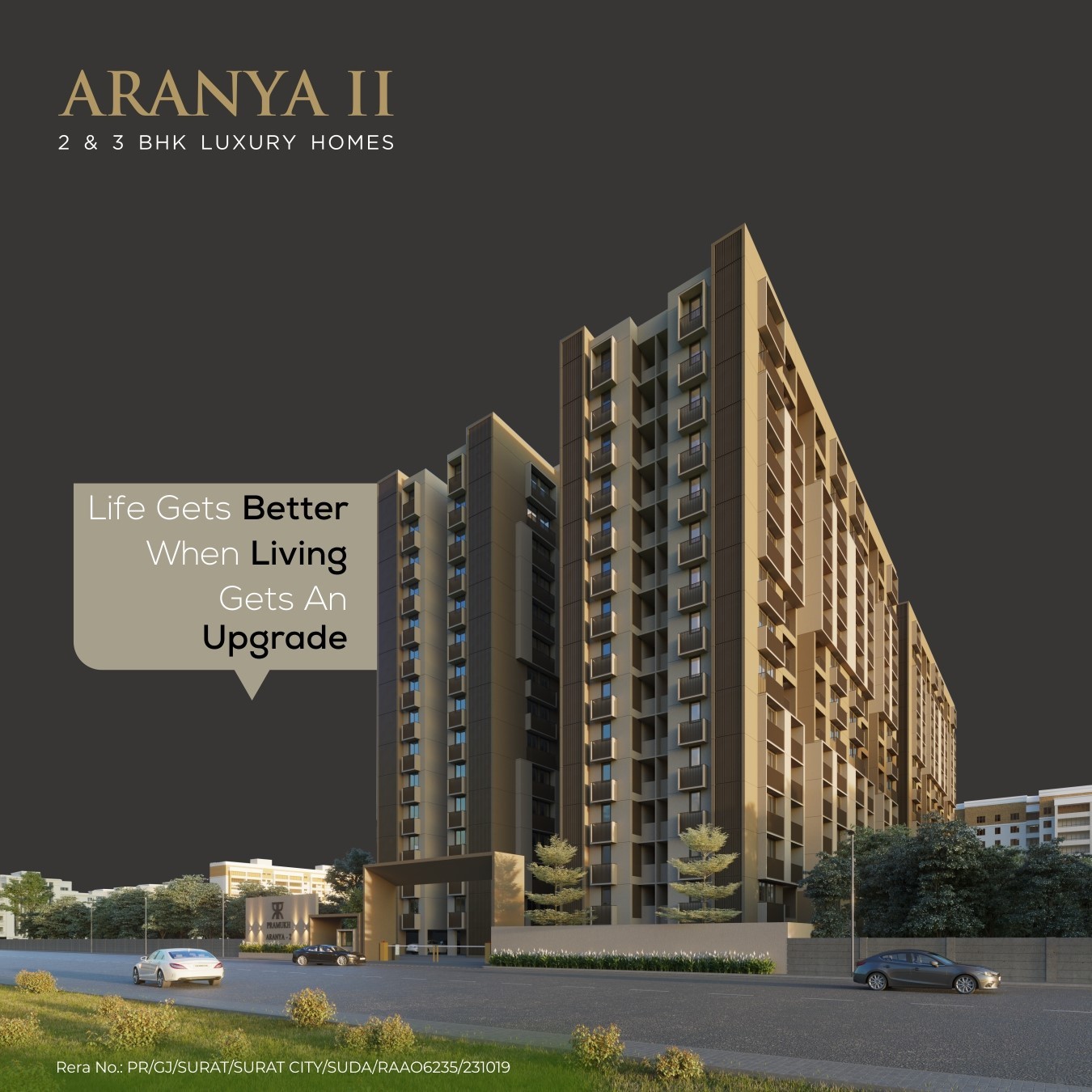 Pramukh Group,  PramukhGroup, Aranya2, Surat, AClassOfItsOwn, Residential, 2BHK, 3BHK
