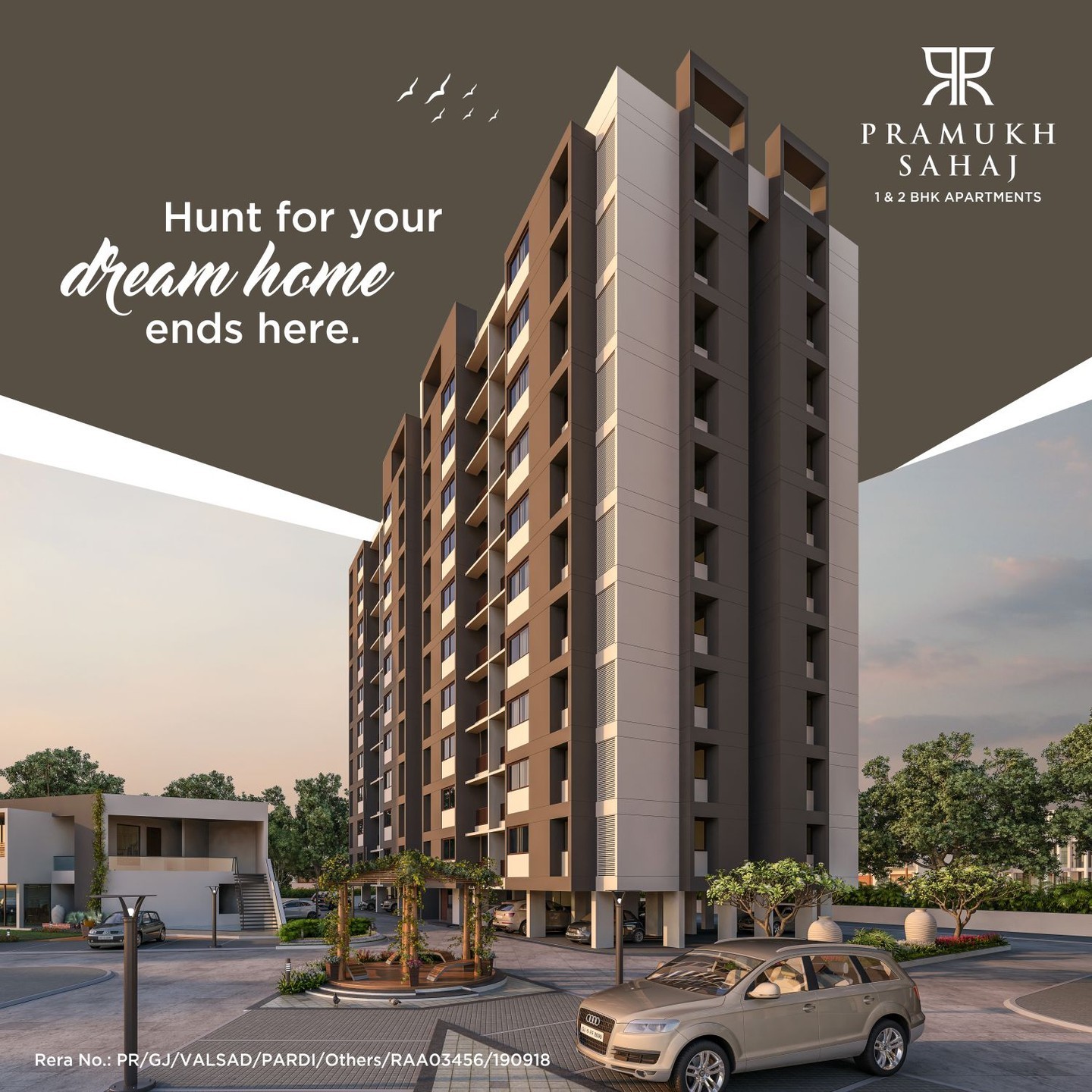 Pramukh Group,  pramukhgroup, Sahaj, realestateVapi, propertvapi, residentialvapi, 1BHK, 2BHK, luxuriousliving