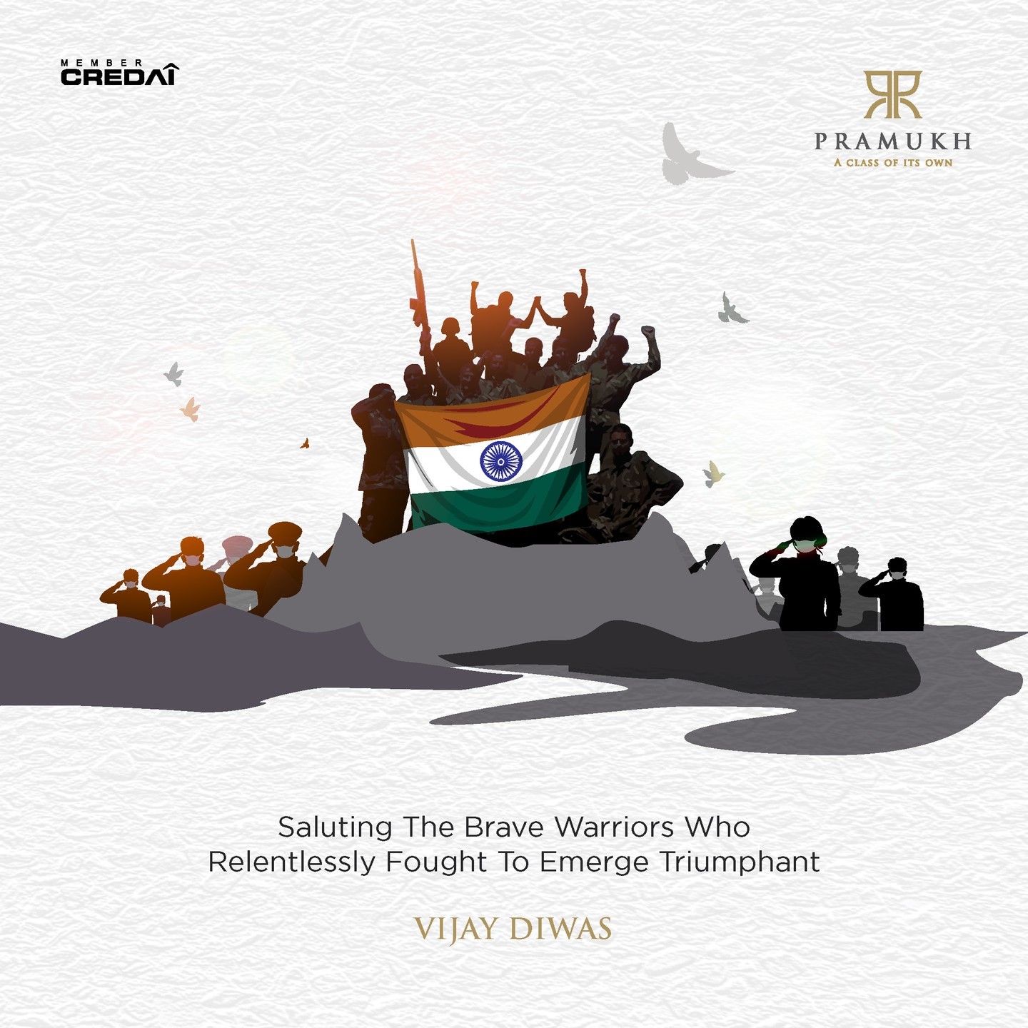 Pramukh Group,  VijayDiwas, PramukhGroup, Surat, Silvassa, Vapi