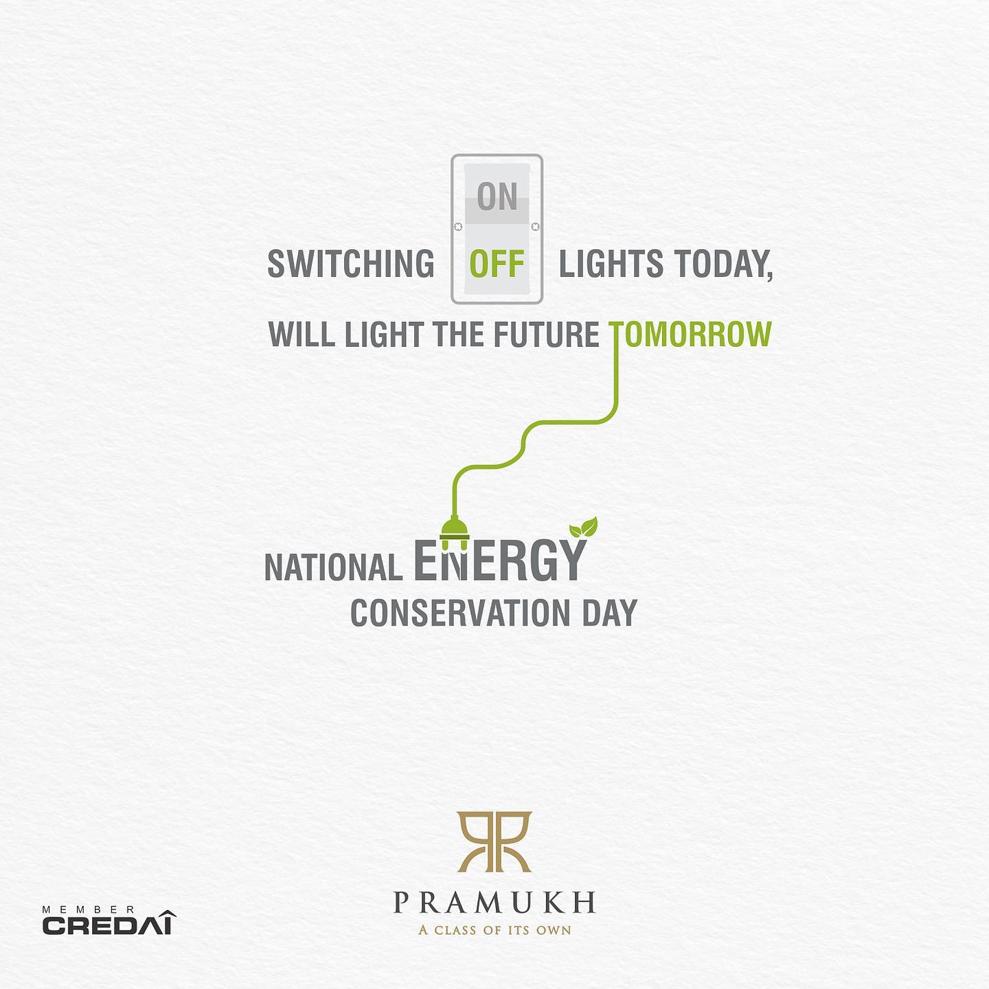 Pramukh Group,  PramukhGroup, RealEstate, AClassOfItsOwn, nationalenergyconservationday2020