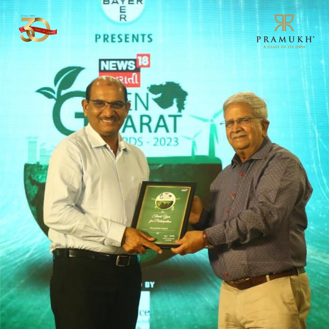 Pramukh Group,  pramukh, pramukhhomes, pramukhgroup, honoured, explorepage, government, devshibhai, gujarat, greenworld