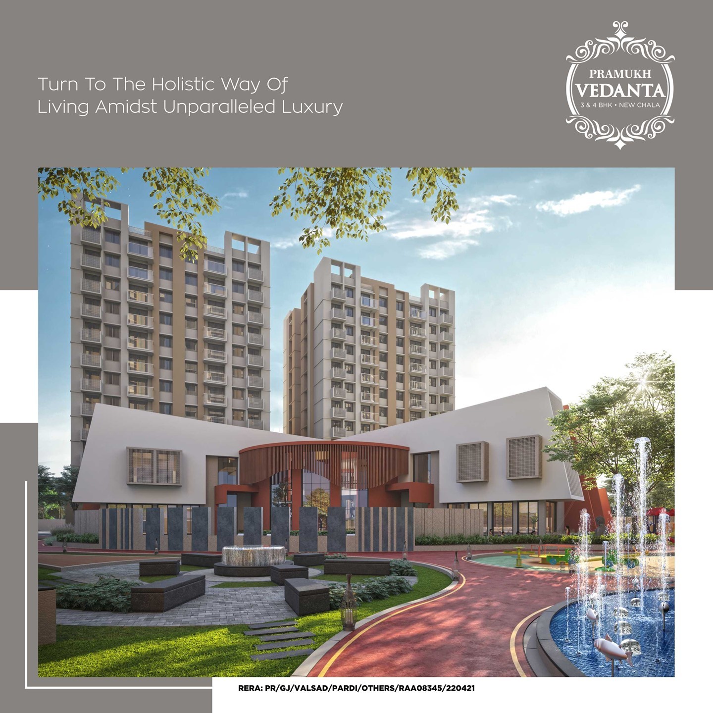 Pramukh Group,  PramukhGroup, AClassOfItsOwn, Vapi, RealEstate, Residential, 3BHK, 4BHK, Vedanta