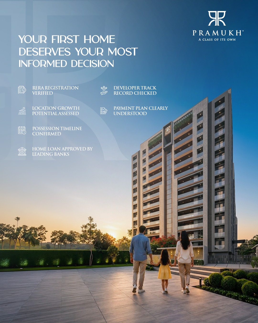 Pramukh Group,  PramukhGroup, FirstHome, HomeBuyingTips, RealEstateSurat, PramukhHomes