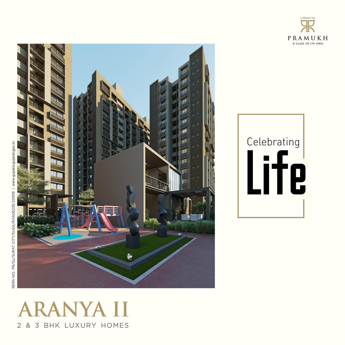 Pramukh Group,  Residential, Aranya2, Surat, ResidentialProperty, ResidentialProjects, 3BHK, 2BHK, 3BHKApartments, 2BHKApartments