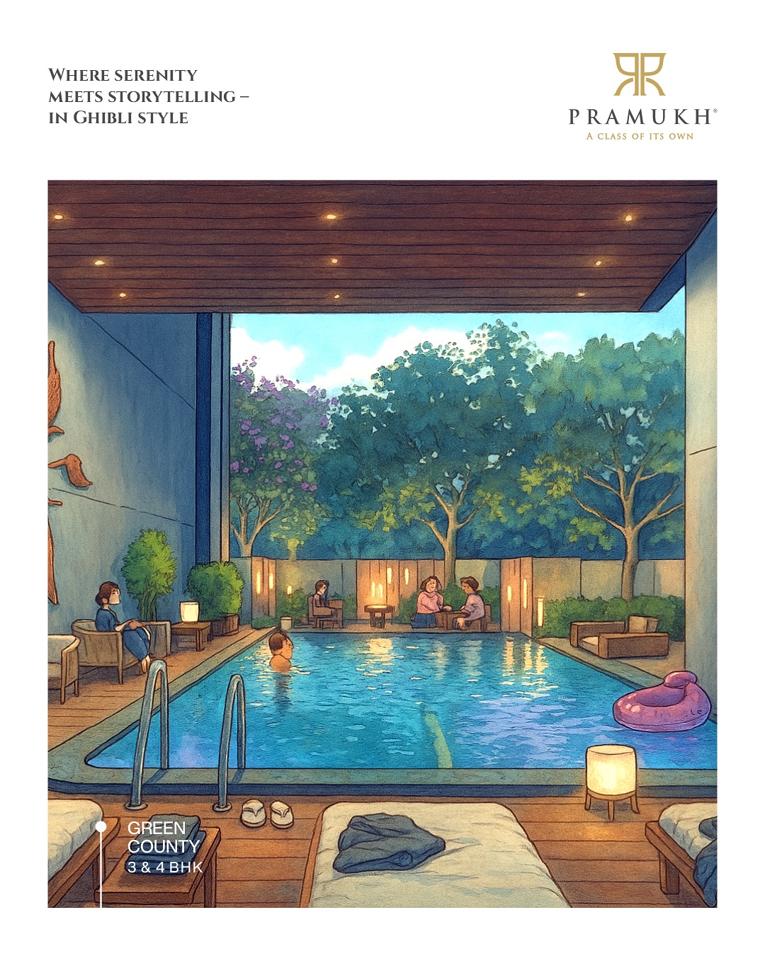 Pramukh Group,  GhibliArt, LuxuryLiving, pramukh, instatrend, realestate, ghibli
