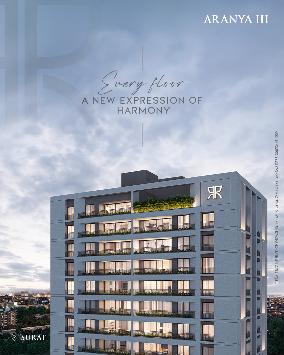 Pramukh Group,  Aranya3, PramukhAranya, GodadaraSurat, HarmonyInStructure, PramukhGroup