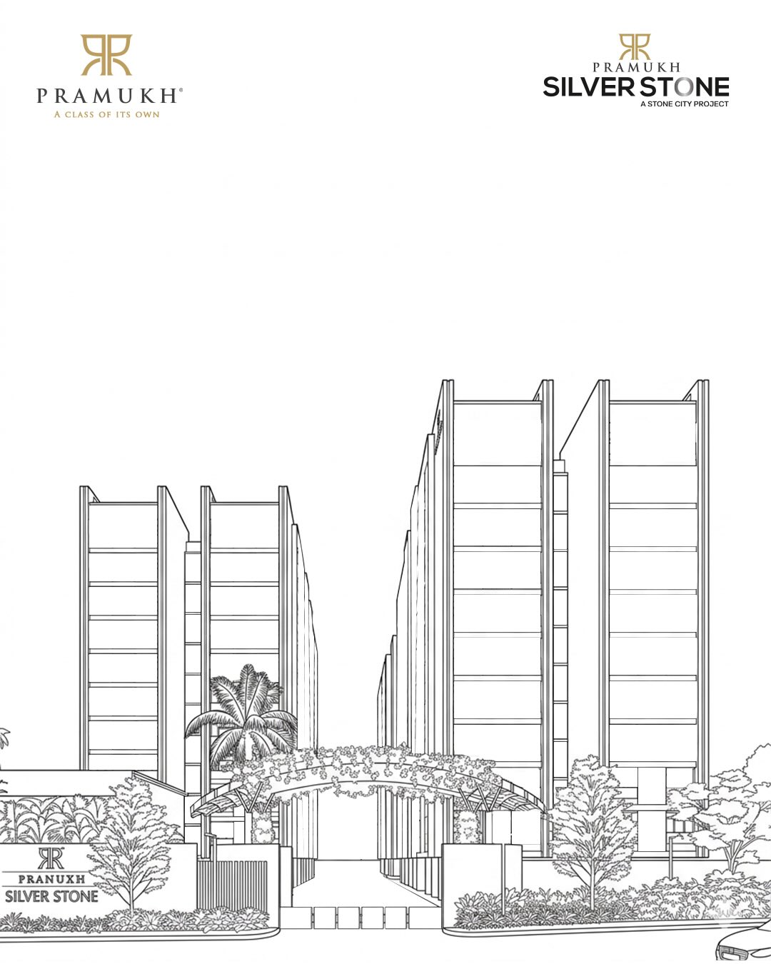 Pramukh Group,  SilverStone, PramukhSilverStone, NewChalaVapi, VapiHomes, PramukhGroup