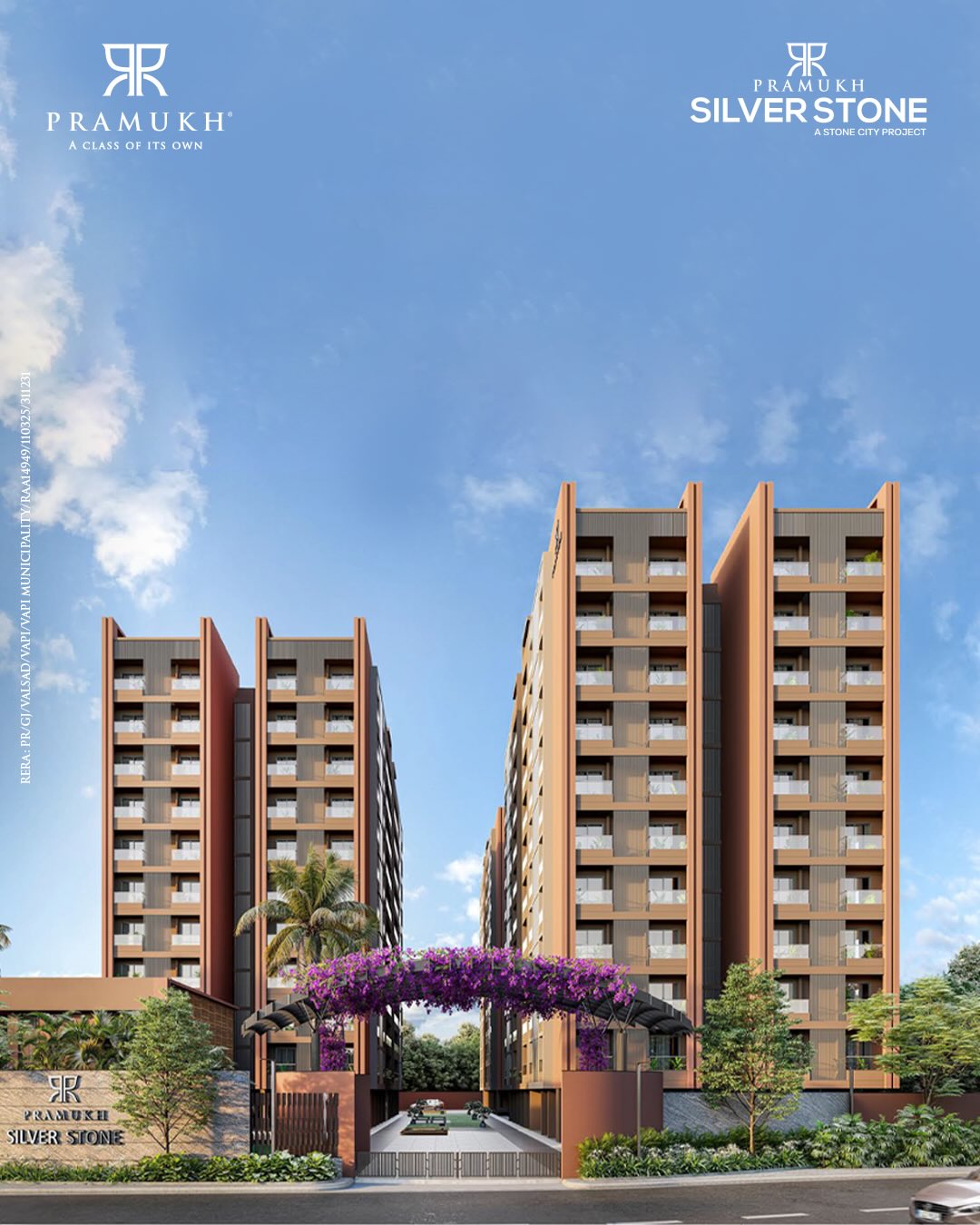 Pramukh Group,  SilverStone, PramukhSilverStone, NewChalaVapi, VapiHomes, PramukhGroup
