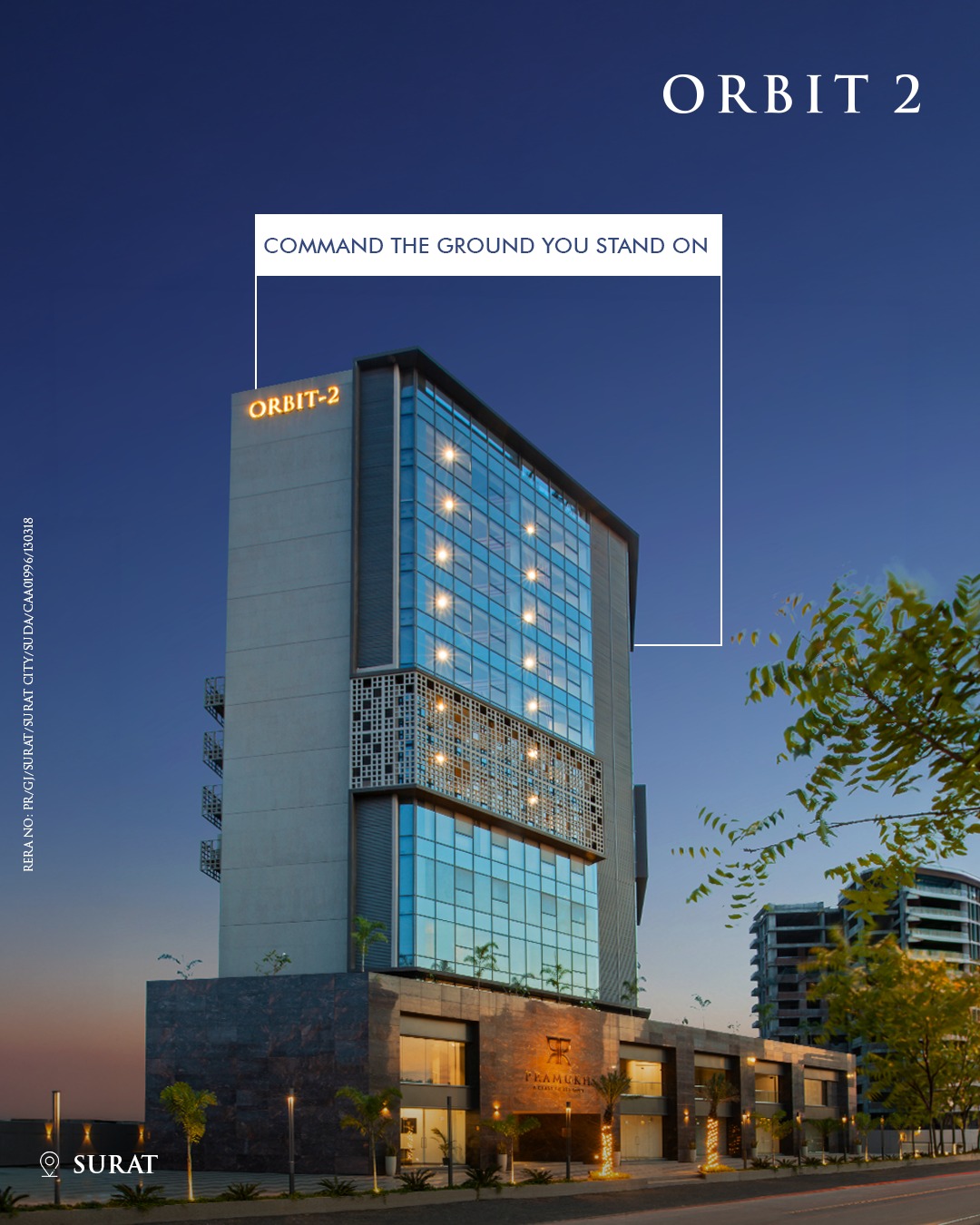 Pramukh Group,  Orbit2, PramukhOrbit, VesuSurat, CommercialSpacesSurat, PramukhGroup