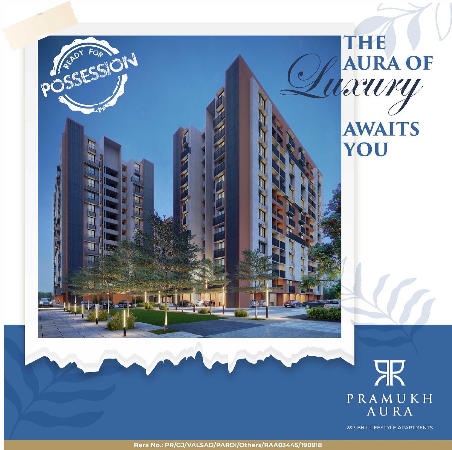 Pramukh Group,  PramukhGroup, RealEstate, AClassOfItsOwn, PramukhAura, 2BHK, 3BHK, ResidentialProperty, ResidentialProject, luxury, ReadyPossession
