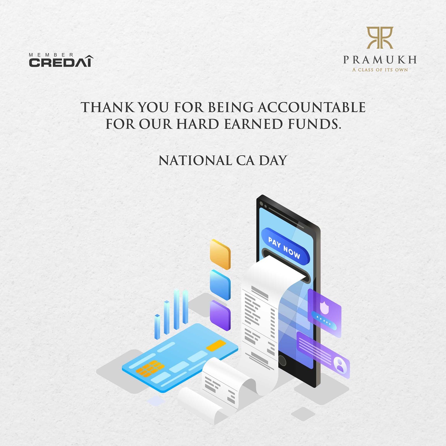 Pramukh Group,  PramukhGroup, RealEstate, AClassOfItsOwn, NationalCADay