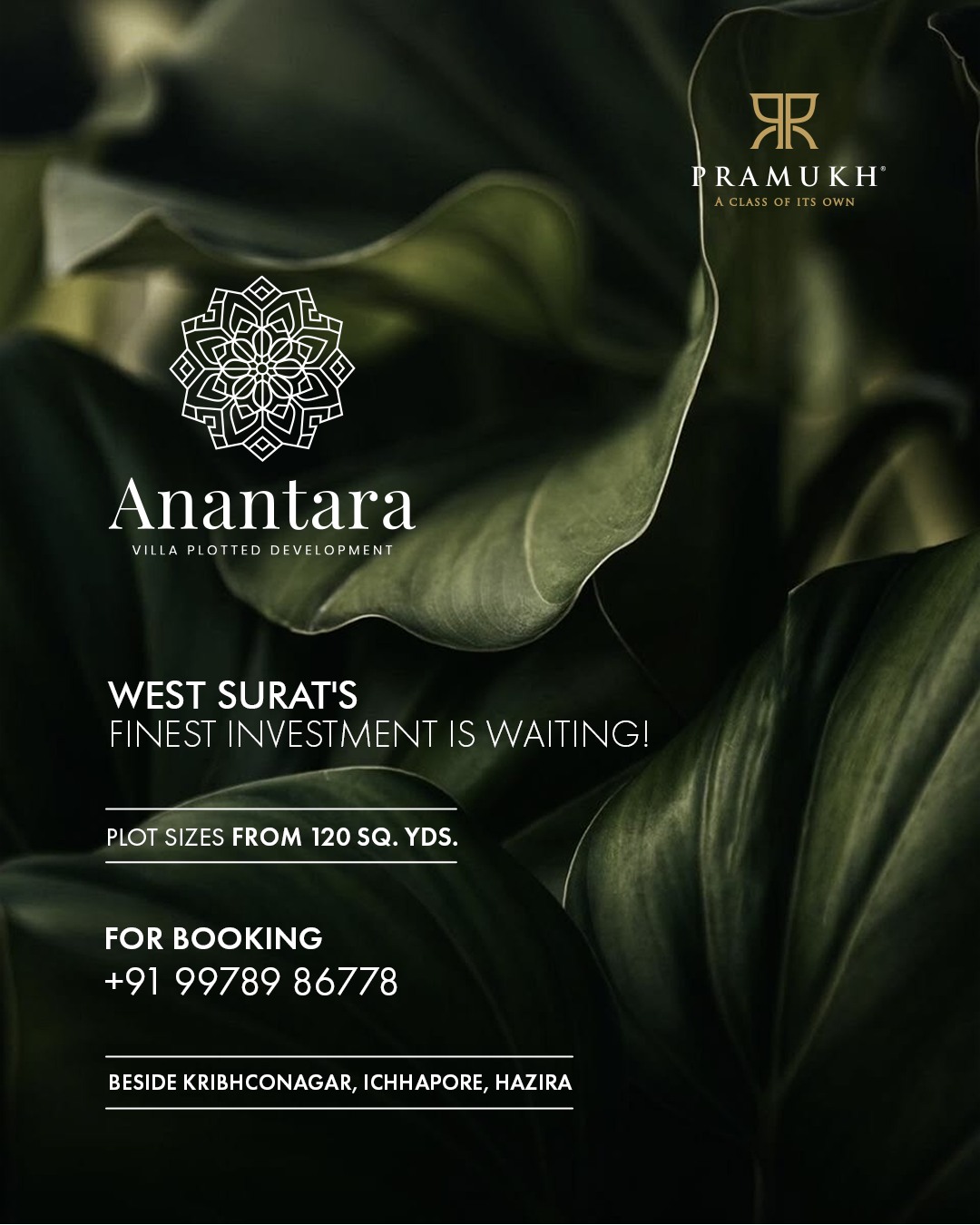 Pramukh Group,  Anantara, PramukhAnantara, LandInvestment, RootedReturns, PramukhGroup