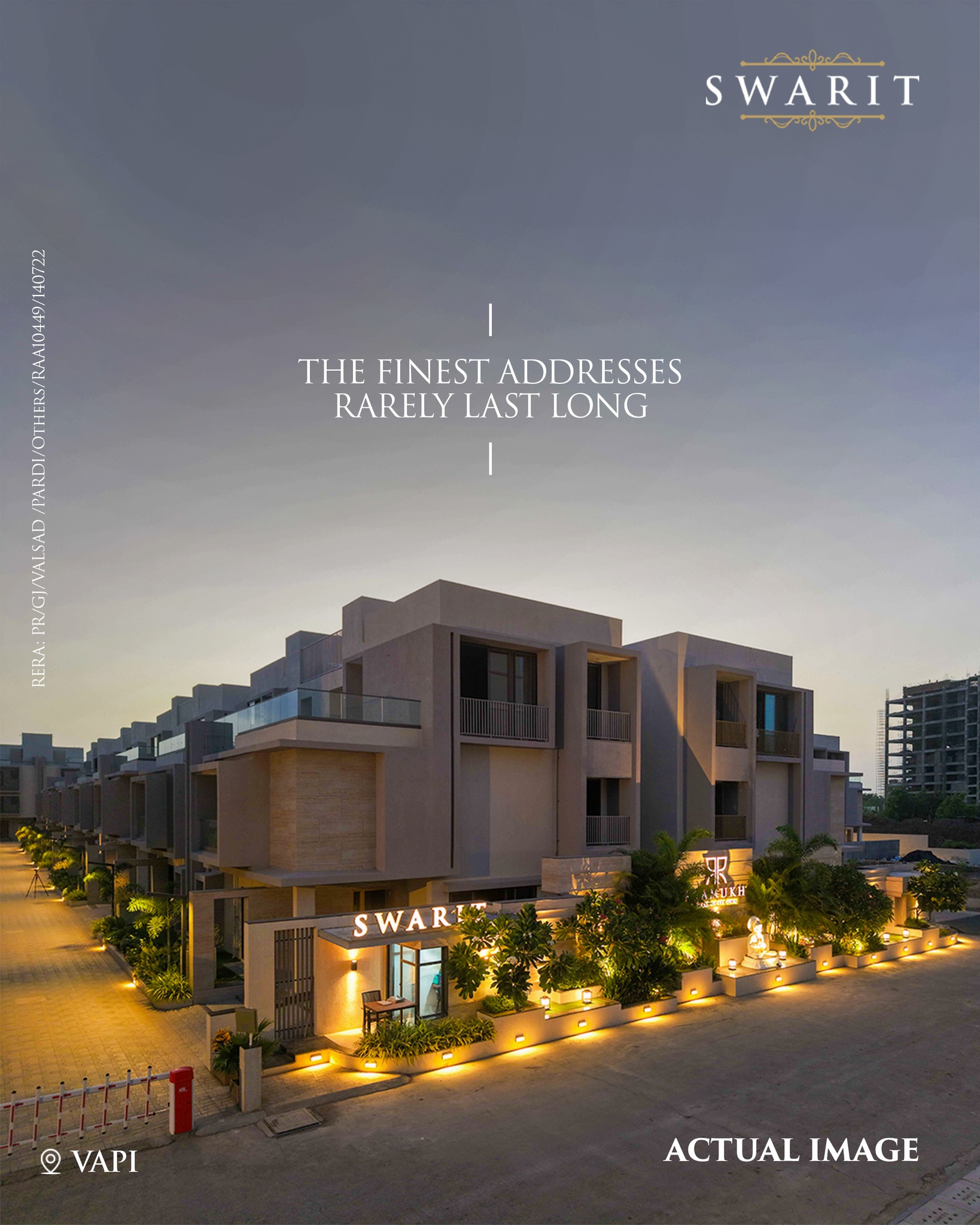 Pramukh Group,  Swarit, PramukhSwarit, ChalaVapi, LuxuryVillasVapi, PramukhGroup