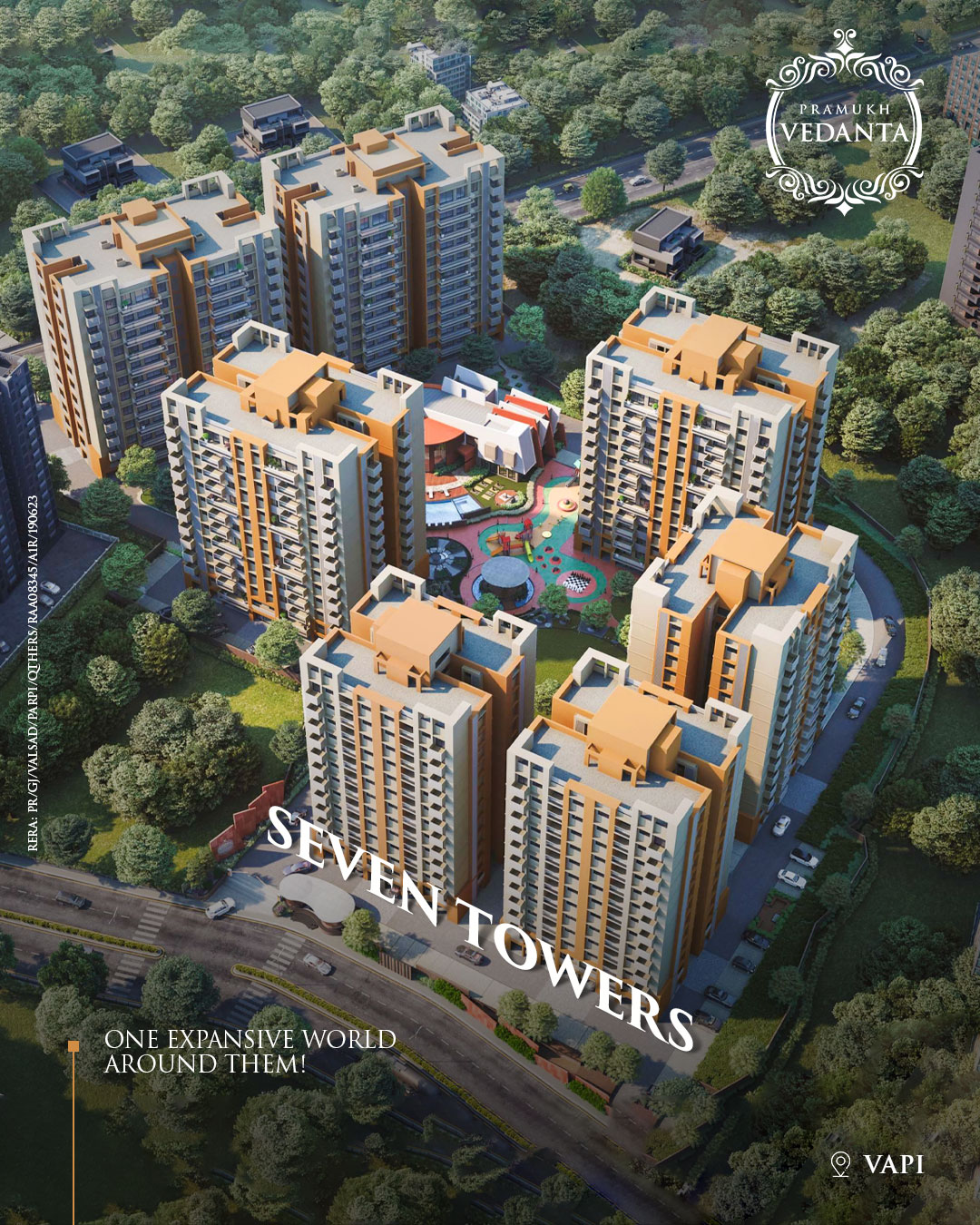 Pramukh Group,  PramukhVedanta, VedantaVapi, ChalaVapi, LuxuryHomesVapi, PramukhGroup